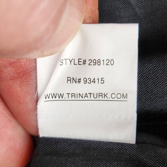 Trina Turk Skirt Womens 8 Black Colorful Tweed Boucle Wool Blend Pencil Lined - Picture 12 of 12